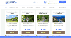Desktop Screenshot of euroreizen.be